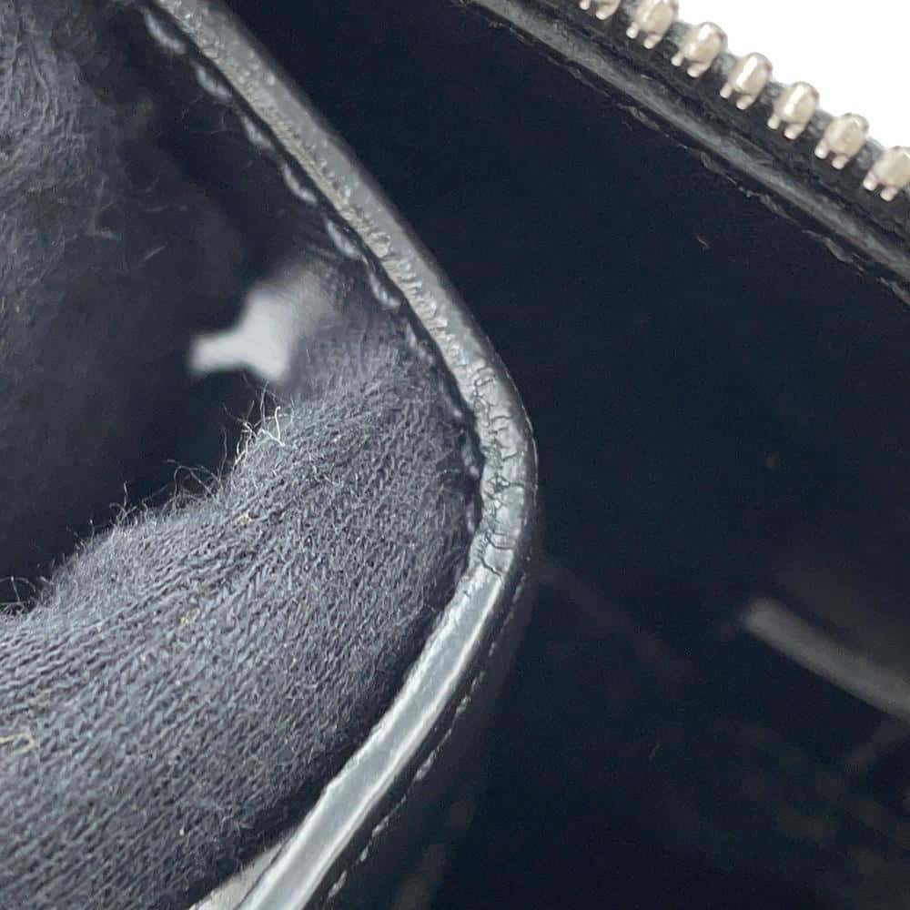Prada Tote Bag Triangle Logo Saffiano Leather Black - Picture 8 of 12